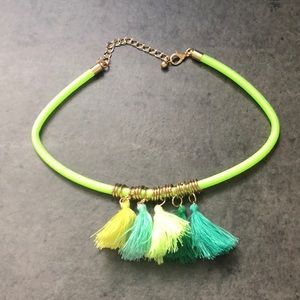 Bright and colorful neon necklace
